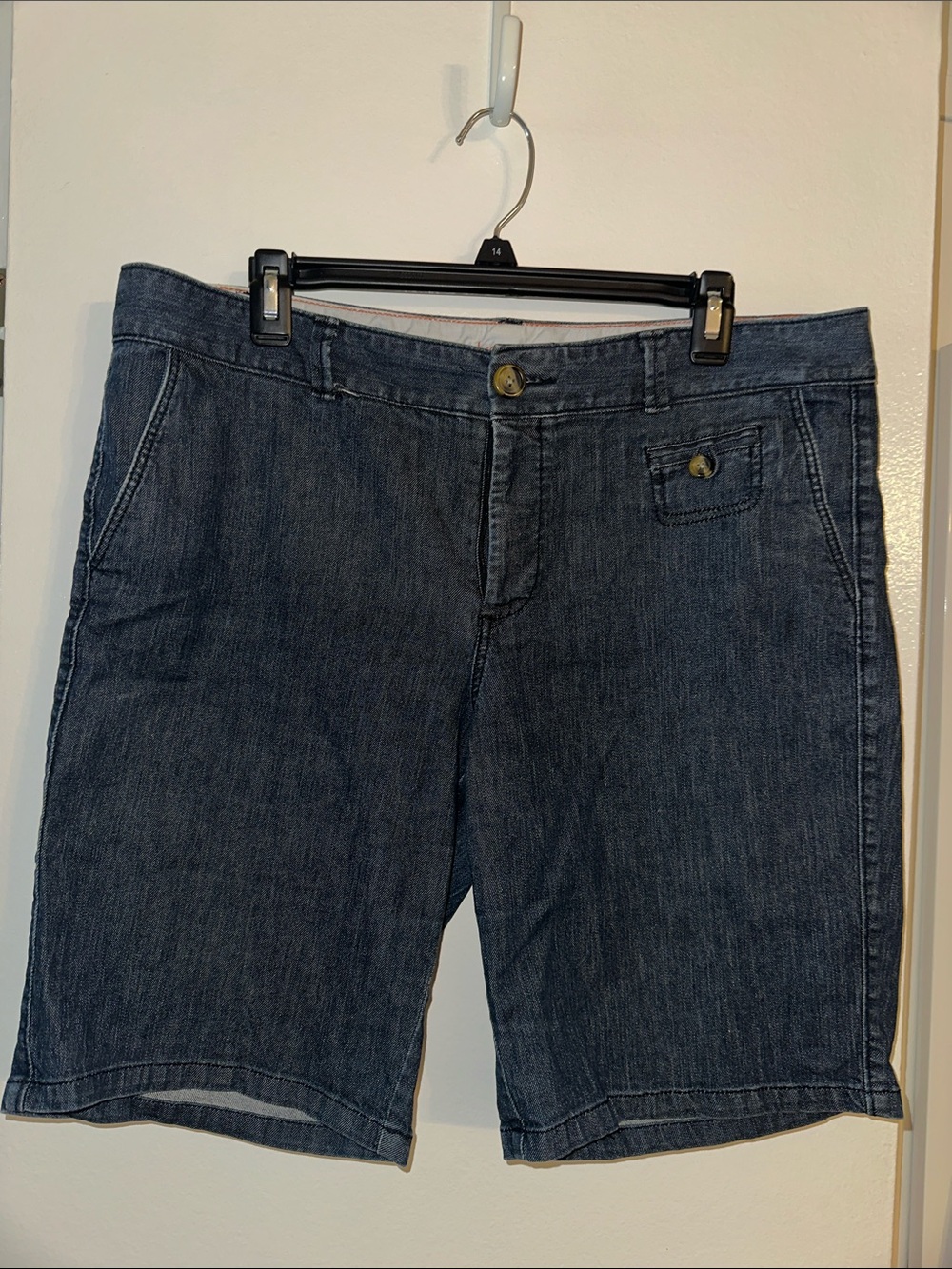 Dockers Dark Blue Denim Jean Shorts